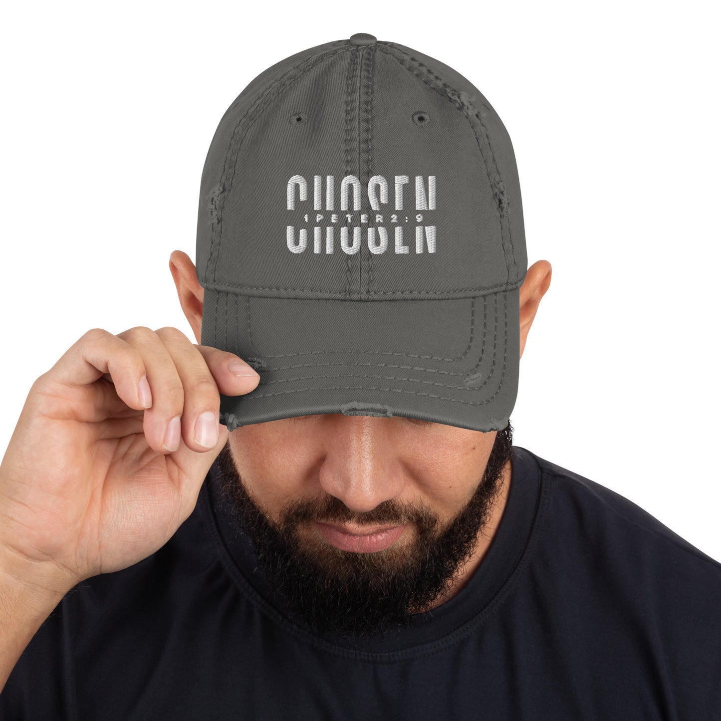 Chosen Distressed Dad Hat